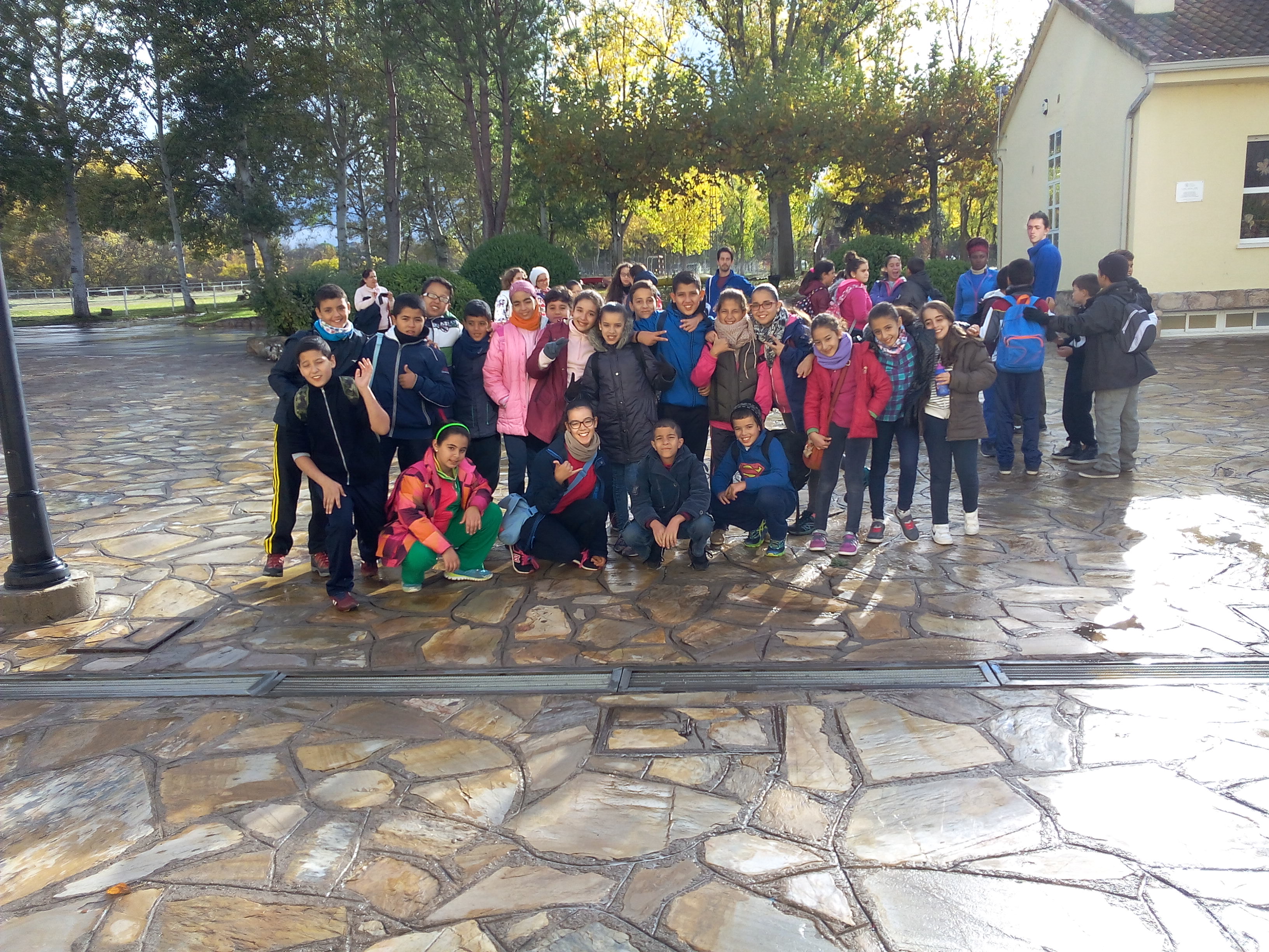 Imagen del grupo de los alumnos del Viaje